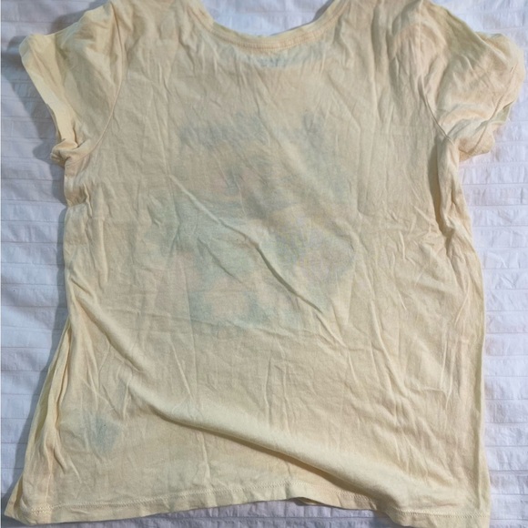 Girl’s “Bon Voyage” Old Navy Yellow Tee - Picture 4 of 4